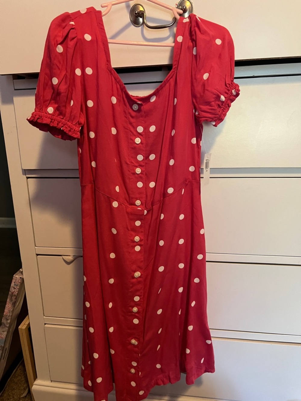 Casual polka dot dress